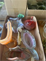 Blown Glass bowls and decorative pieces