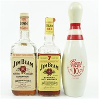 Jim Beam Whiskey Three Bottle Lot