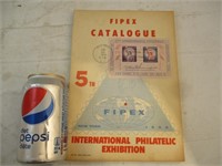 Catalogue Fipex 1956 Exhibition sur les timbres