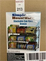 SIMPLE HOUSEWARE STACKABLE CAN RACK