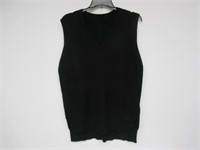 Men's LG Sleeveless V-Neck Knit Top, Black