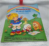 1983 Rainbow Brite Safety Coloring Book