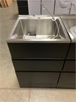 Freestanding Laundry Sink with Faucet