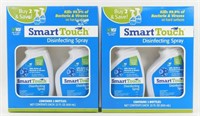 * (2) 2-Packs of Smart Touch Disinfecting Spray