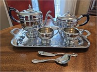 Viking Silver Plated Tea Set