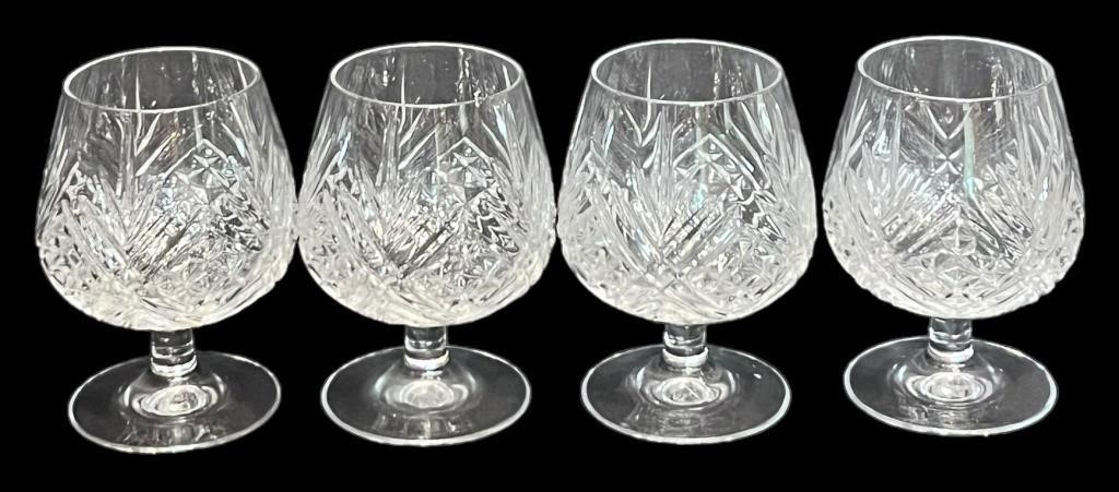 Gorgeous Crystal Brandy Glasses