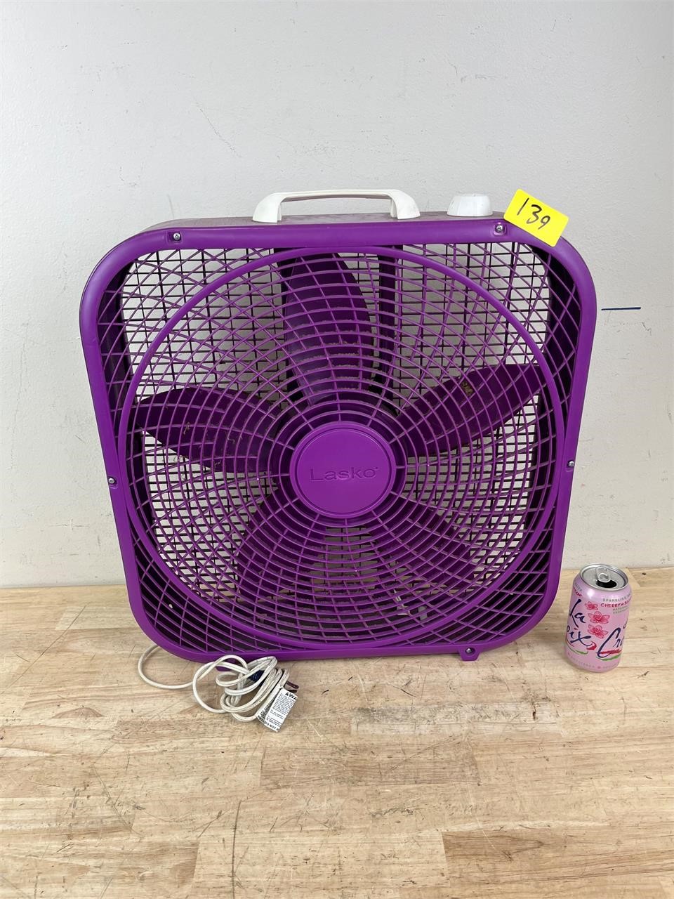 Purple Lasko Fan
