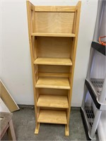 5 Shelf Wood Book Shelf