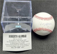 Robert Alomar Autographed Baseball