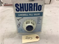 New SHURflow livewell fill valve