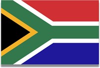 Magnet Me Up South Africa Flag Car Magnet, 4x6