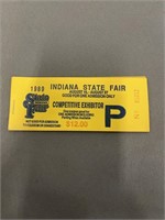 1987 Indiana State Fair Coupon/Ticket Booklet