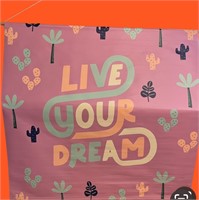 Live Your Dream Vinyl Hanging