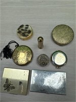 Vintage Compacts and card holder