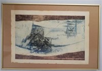 J. Kovar, Figurative Abstract Etching,1963