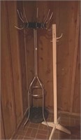 Chrome Coat Rack Umbrella Stand+