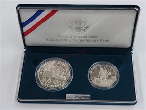 US Mint Columbus Quincentenary Silver Coin Set