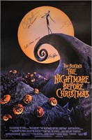 Nightmare Before Christmas Autograph Poster