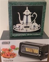 J - TEA SET & TOASTER OVEN (G5 1)