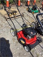 D1. Yard machine push mower runs