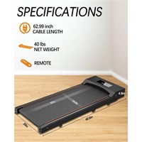 TODO Under Desk Treadmill Electric Slim Walking