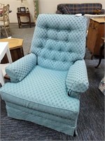 Clean Blue pattern chair