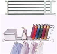 Baoyouni Closet Shelf Rod  19.69-31.5 In