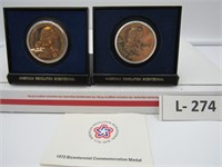 Lot of 2 - Bicentennial Medals