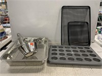 Muffin Pans, Mesh Basket Trays, and More
