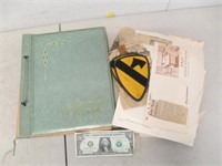 Vintage Scrapbook w/ Assorted Pilot/Military