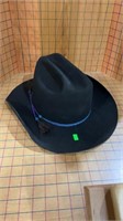 Black cattleman hat 7 1/4