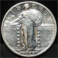 1928 Standing Liberty Silver Quarter Nice