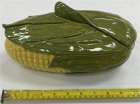 Shawnee Corn Pattern Covered Dish