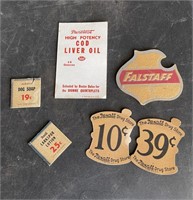 Old Advertising and Price Tags