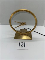 Vintage Jefferson Brass Desk Clock