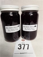 (2) Pints Amish Dark Sweet Cherry Jam