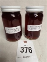 (2) Pints Amish Strawberry Jelly