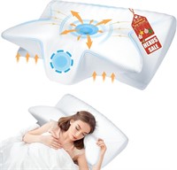 Hexus Cervical Pillow - Ergonomic Foam  White