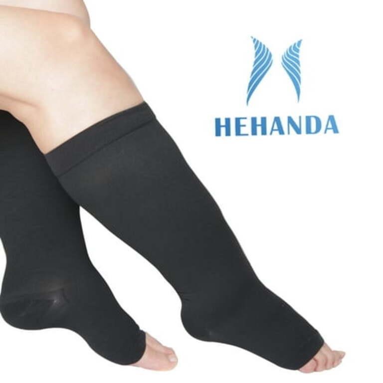 3XL  Sz-3XL Hehanda Toeless Compression Socks  Kne