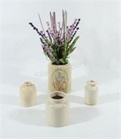 Stoneware Pottery Crocks - Jars