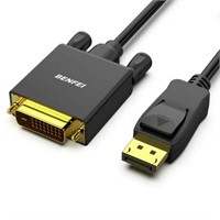 N/A  BENFEI DisplayPort to DVI 6ft Cable  Gold-Pla