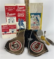 Roy, Rogers, child vest and sheriff badge (very
