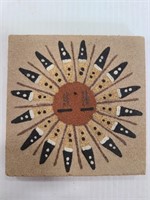 Native American Sun Sand painting