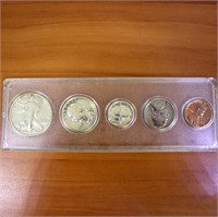 1939 US Mint Coin Set in Slab