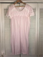 VINTAGE CAROLE PINK NIGHTGOWN DRESS MEDIUM