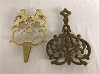 Two Brass Trivets