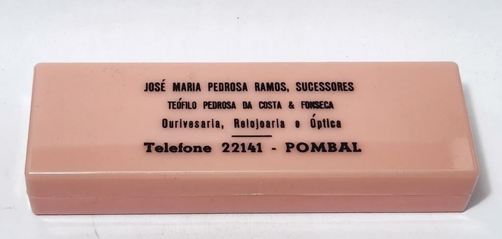 Pombal Glasses Vintage Pink Box Advertisement