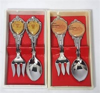 1976 Montreal Olympics Miniature Fork & Spoon Set