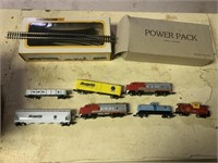 Miniature Lionel train set