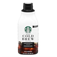 MA 2024)4 pack Starbucks Cold Brew Concentrate, Si